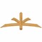 Ekena Millwork Davenport Rough Sawn Timber Gable Bracket, Western Red Cedar, 60"W x 22"H x 2"D x 4"F, 9/12 Pitch GBW060X22X0204DAV00RWR - alternate 1